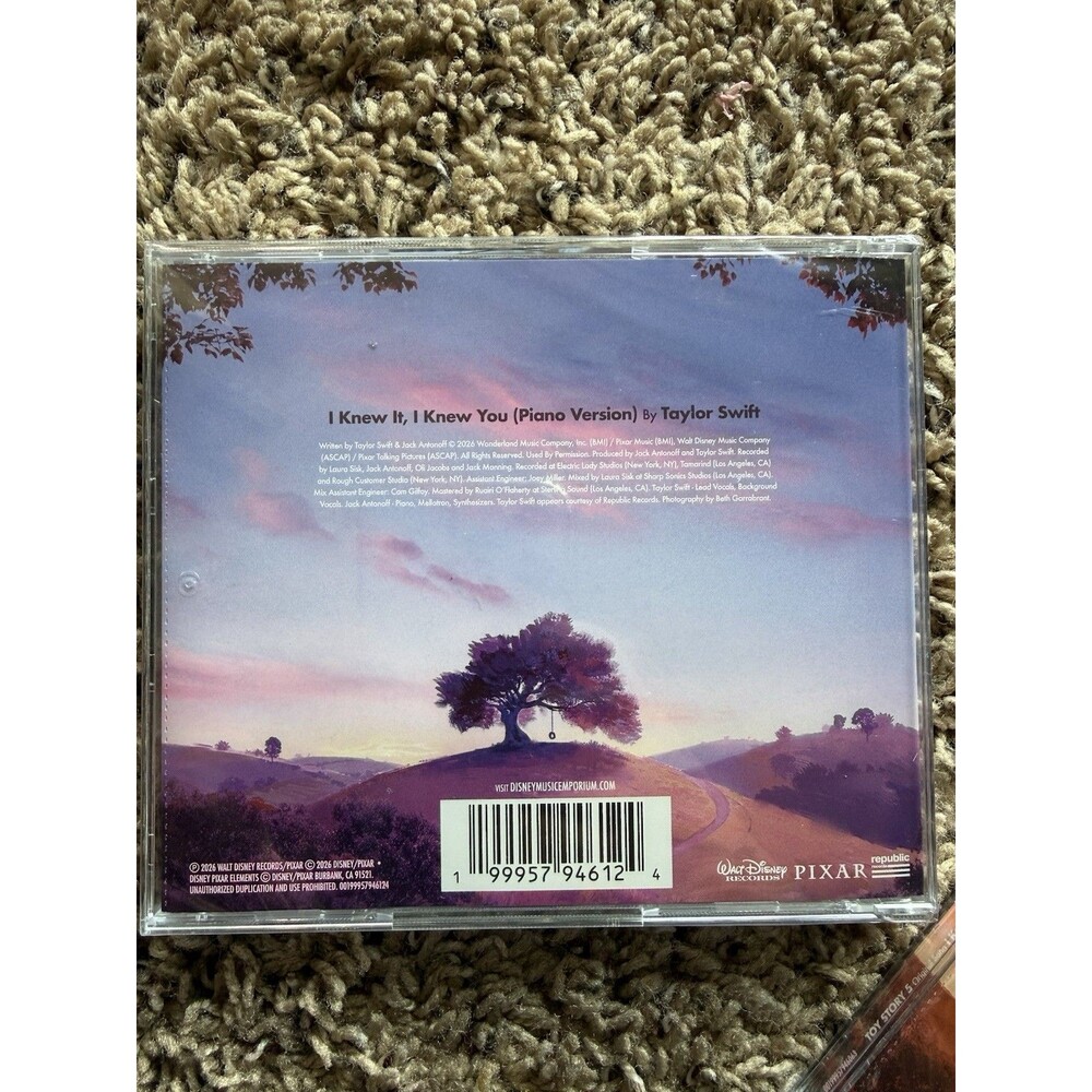 Taylor Swift “I KNEW IT, I KNEW YOU”  2 CD Set - Toy Story 5- Limited Edition - Picture 2 of 3